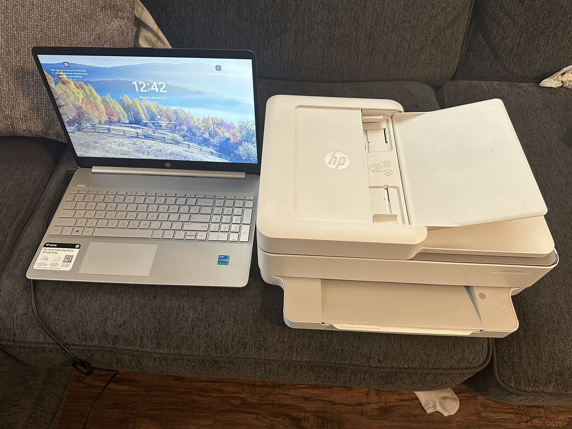 Laptop & Printer