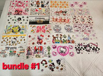 UVDTF 25pcs bundle