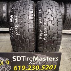 265/70/16 Pirelli 