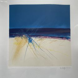Douglas Galloway Abstract Coastal Art Large Framed Canvas (first in series)