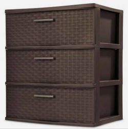Rubbermaid 3 drawer storage