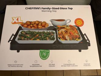 Chefman Family Sized Glass Top