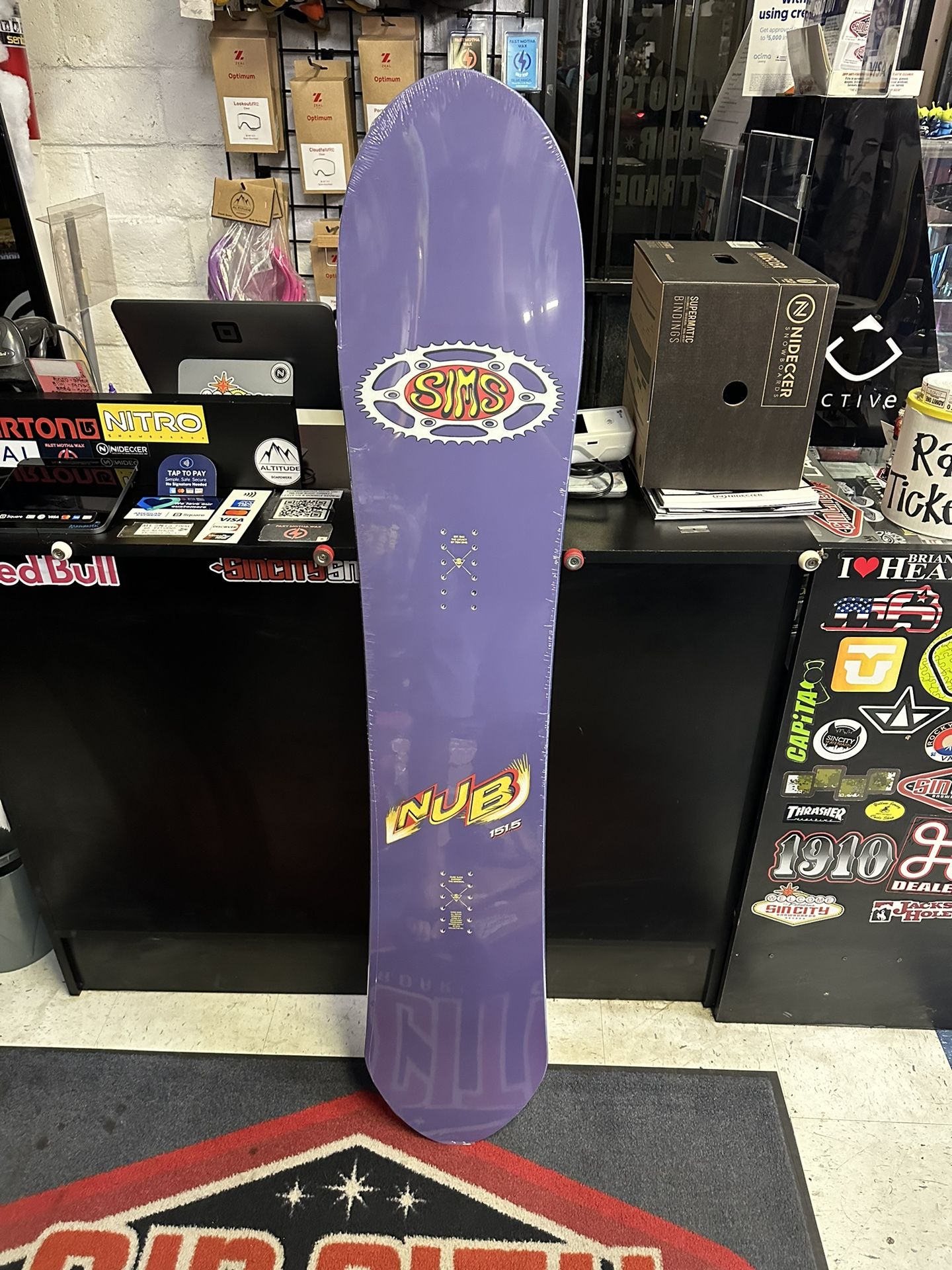 シムス NUB 151、5 Sims スノーボード NUB148.5cm Sims スノーボード