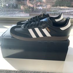 Size 7.5 Adidas Samba ADV Black Gum