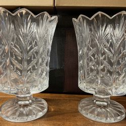 Fifth Avenue Crystal Candle Holder Set