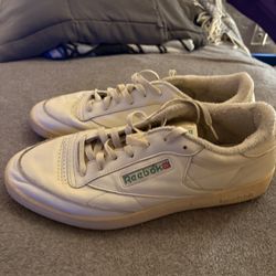 Cream Reeboks Club C 