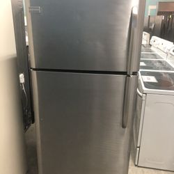Stainless 21 Cubic Foot Refrigerator 