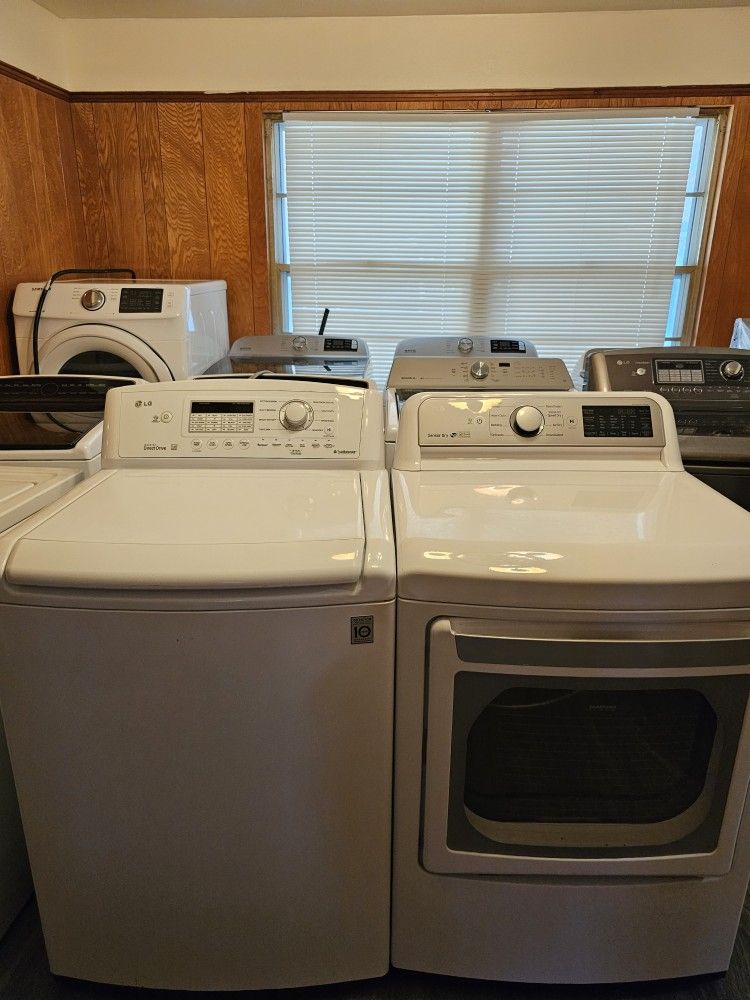 LG WASHER AND DRYER XL CAPACITY EXCELLENT CONDITION LARGE CAPACITY HEAVY DUTY DELIVERY AVAILABLE