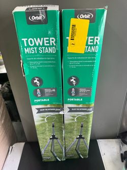 ORBIT Tower Mist Stand, 5-Nozzle Adjustable Tripod 2-ft 4-in Low pressure 144-sq ft Residential Misting System