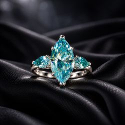 Moissanite Ring