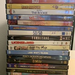 33 DVD Movies 
