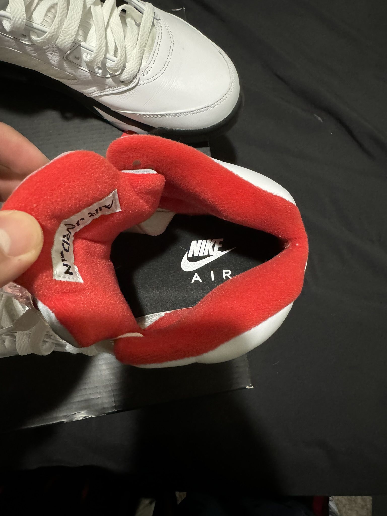 air jordan 5 fire red sz 9