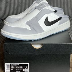 Air Jordan 1 Mule Golf Wolf Grey Black | Men’s Size 10.5 | FJ1214-004 (2025) NEW