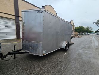 Used Trailer 6x14 "2020" Pulls amazing, no leaks no rust all lights work, 6ft height interior clean title in hand ✋️ READ Description FIRST, LEA PRIME