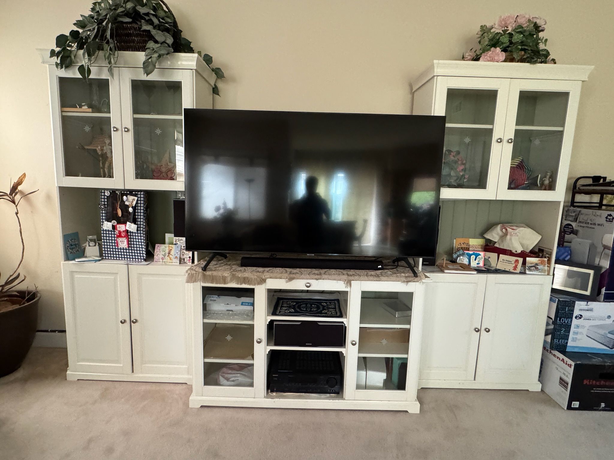 IKEA tv Stand And Shelf Set