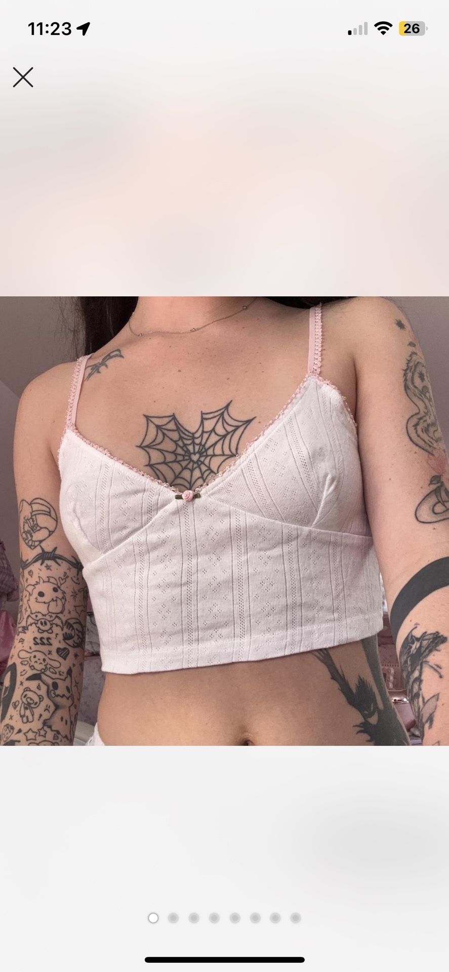 Cute Coquette Crop Top With Bow