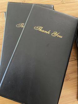 Restaurant Guest Checkbooks 