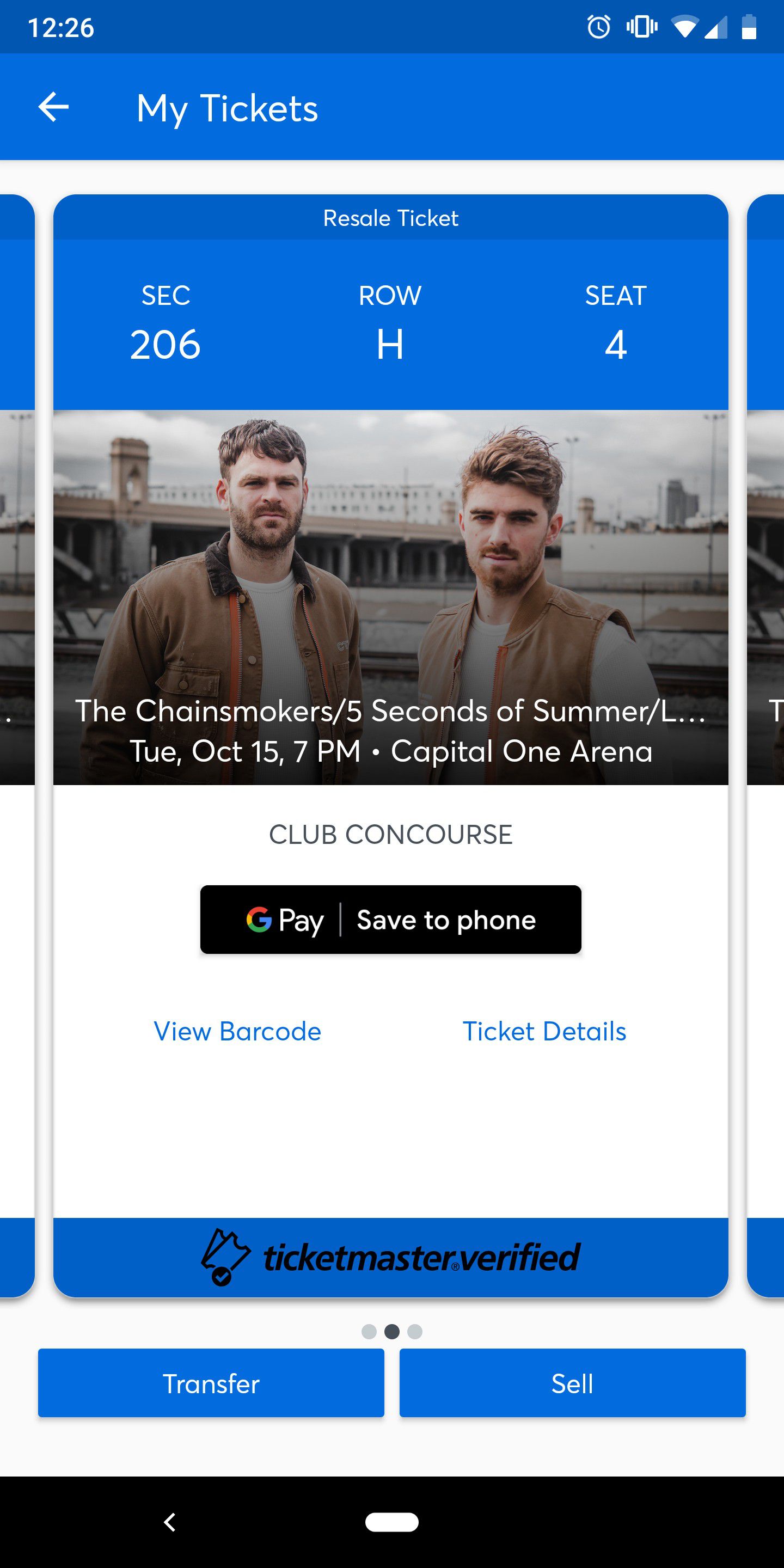 1, 2 or 3 tickets to The Chainsmokers/5 Seconds of Summer/Lennon Stella concert