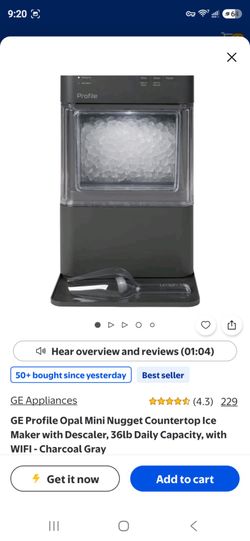 GE Profile Opal Mini Nugget Countertop Ice Maker