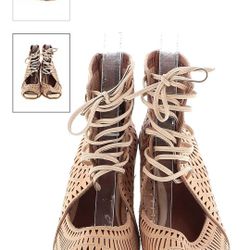 Jeffrey Campbell Laser Cut Wedge Sandals