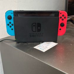 Nintendo Switch Console + 3 Games – Lightly Used, Missing HDMI