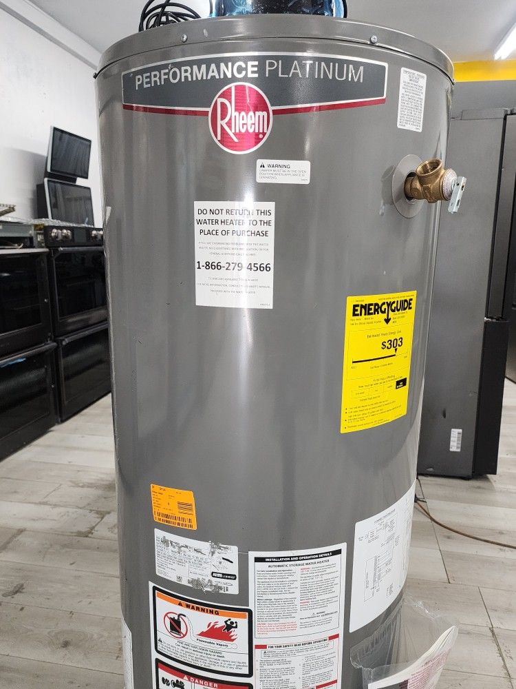 HOT New Water Heater Rheem Performance Platinum