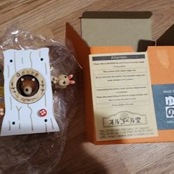 New Japan Animal Tree Bear Fox Rabbit Musical Melody Wind Up Music Box Totoro