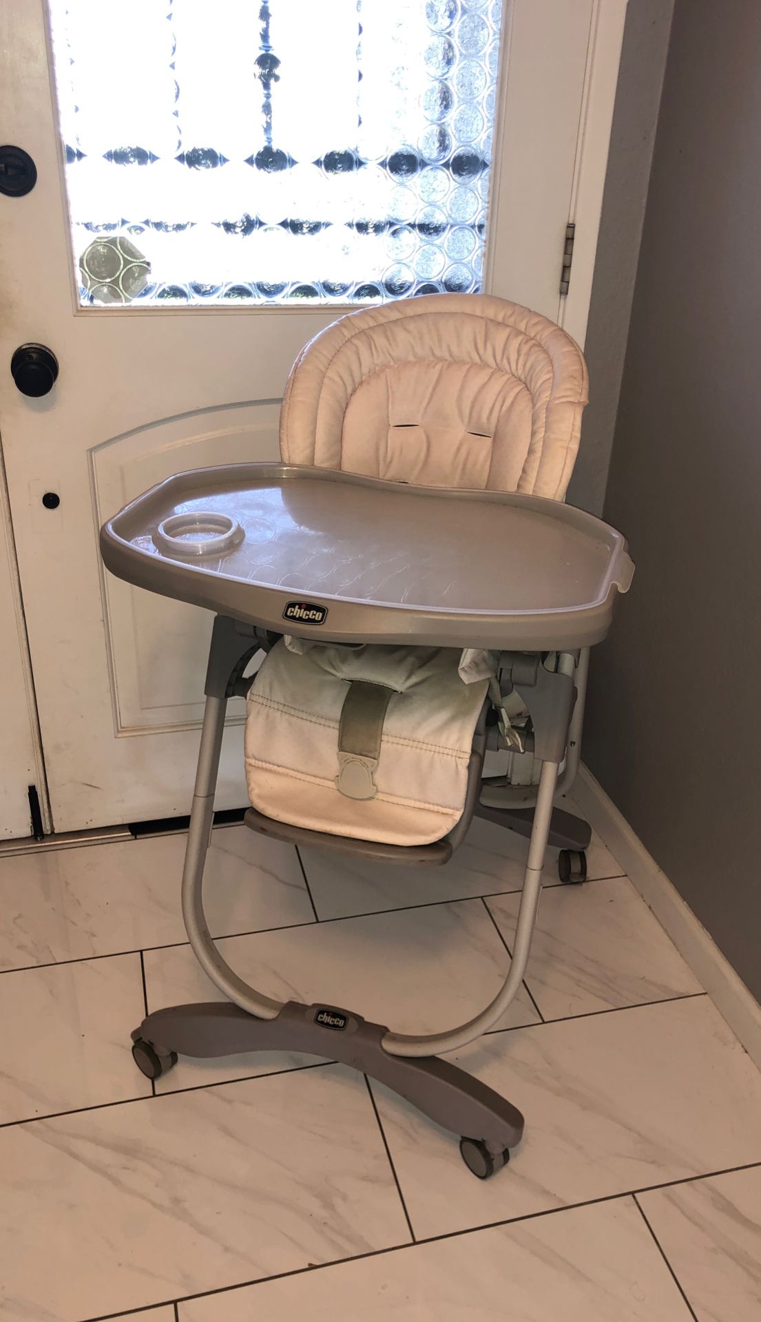 High chair and booster