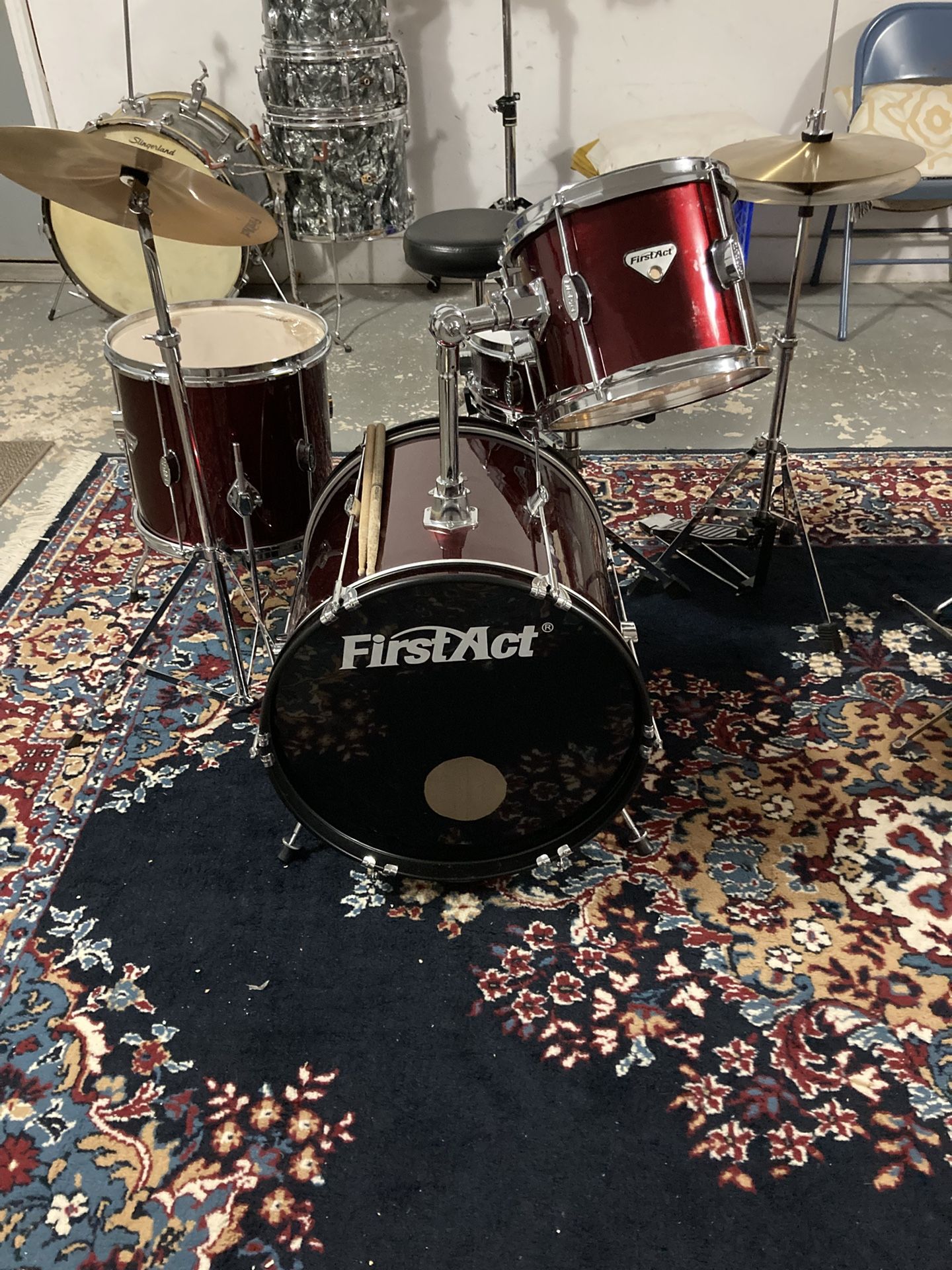 JUNIOR DRUM SET REAL DRUMS