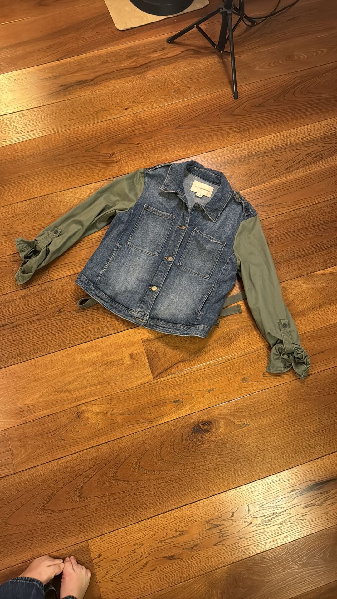 Anthropologie Pilcro Demim Military Jacket