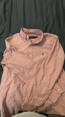 Men’s MEDIUM Polo Ralph Lauren Button Up And Sweater
