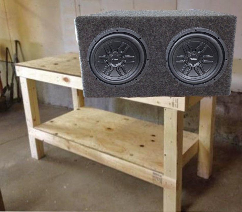 2-12" DS18 1000 Watts And Orion 1500 Watt Amp and Blaupunkt Radio