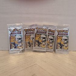 5x Pokemon 25th General Mills Cereal 3 Card Promo Packs Sealed Holo