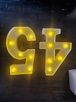 Decorations Party Birthday Wedding Number lights