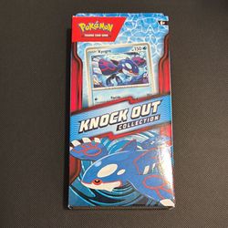 Pokémon TCG Knock Out Collection Box Sealed Kyogre Booster Foil Card English