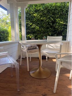 WORLD MARKET MARBLE TABLE