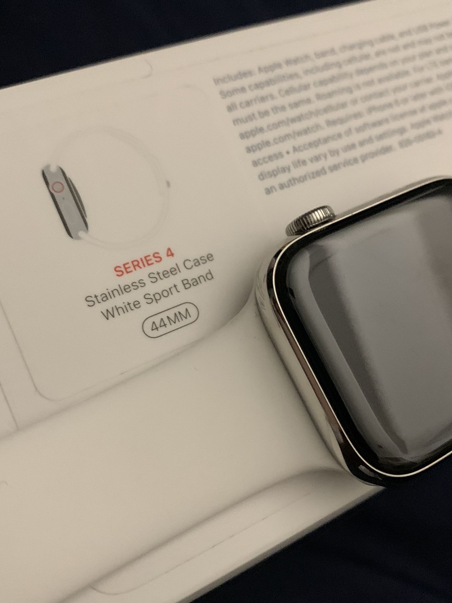 WOW apple Watch Series 4 LTE 44mm In Box With Accessories