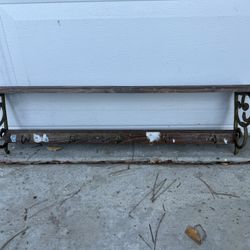 Shelf With Hooks 