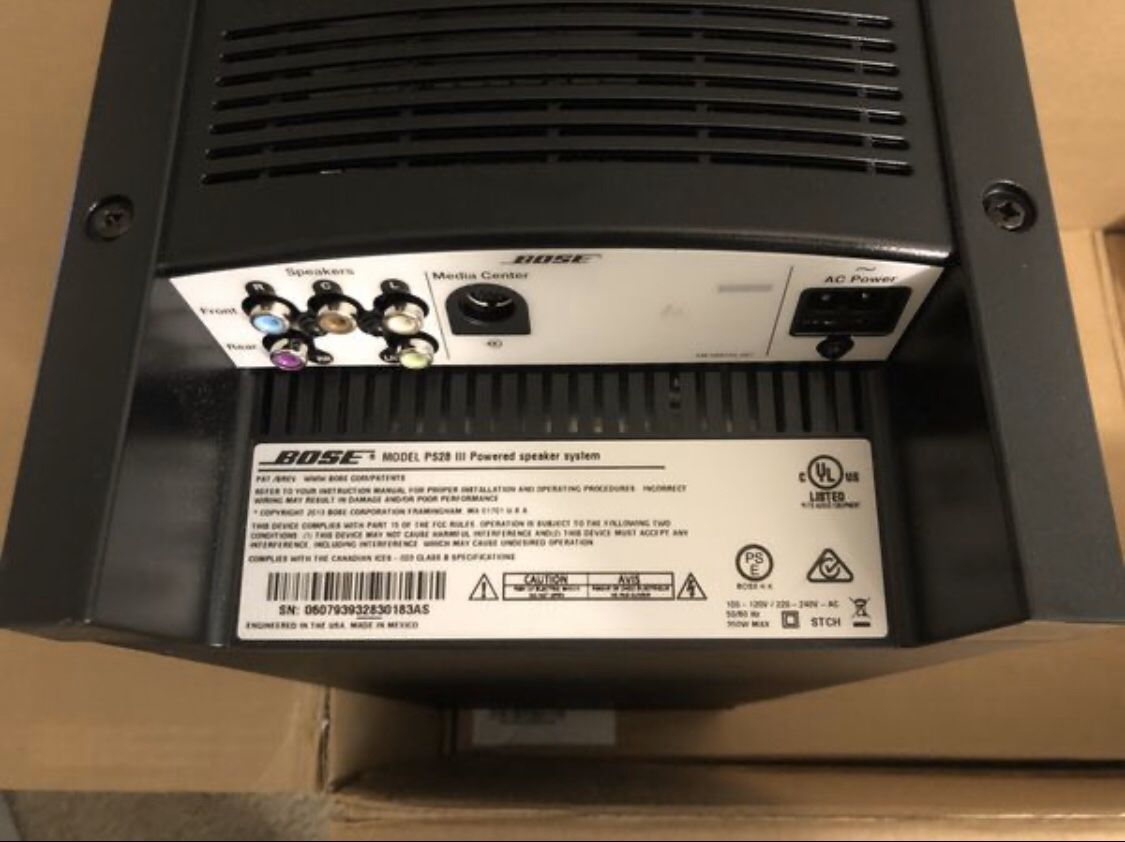 Bose PS28 subwoofer for Sale in Westborough, MA OfferUp