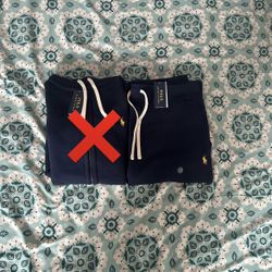Navy Polo Ralph Lauren Fleece Pants