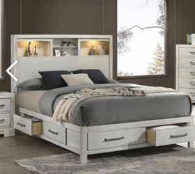 King bedframe and mattress included