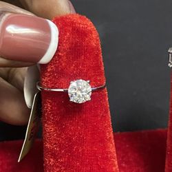 1 Carat Vvs 1 Diamond Single Solitare Ring