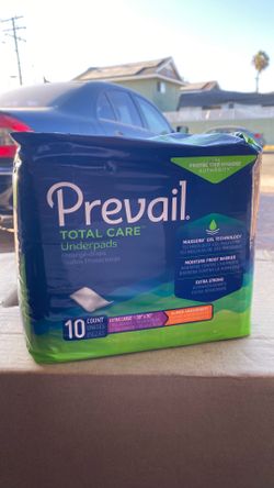 Prevail Total Care Underpads 10 Count Extra Large 30x30