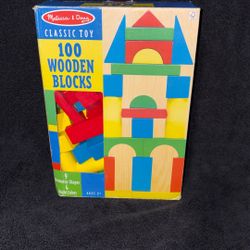 Melissa & Doug Wooden Blocks 97 Pieces