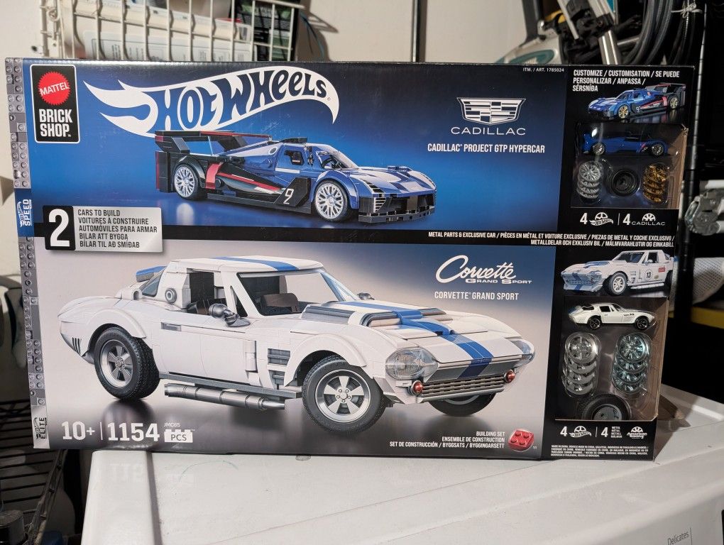 π₯ HotWheels ποΈ Model Set Cadillac Hyper Car And Corvette Grand Sport