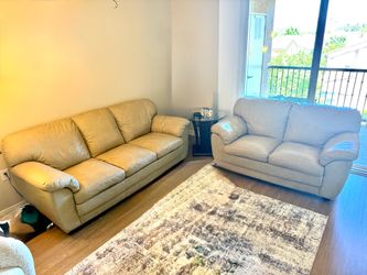 Leather Sofa & loveseat - Must Go ASAP