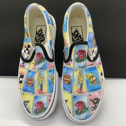 Vans La Loteria Slip On Sneakers Womens Size 5