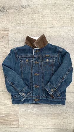 Wrangler Kids Sherpa-Lined Denim Jacket