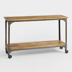 World Market Wood & Metal Aiden Console Table