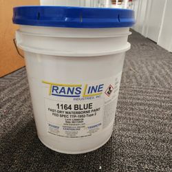 ] PAINT (SWARCO) BLUE FAST DRY LATEX (#1164) - (5 GAL)